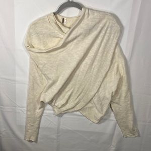 Free People drape front, cross over sweater | Women’s size Small